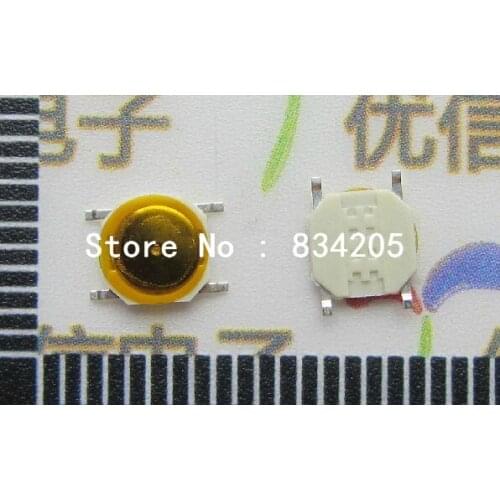Free shipping 4*4*0.8mm SMD membrane switch light touch switch