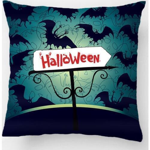 Welcome Halloween Party Decorative Throw Cushion Cover Pillow Case Customize Gift By Lvsure For Car Sofa Seat Pillowcase