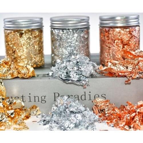 DIY Crafts Filling Material Nail Art Glitter Paper Flake Foil Chips Decal Decoration 3D Sticker