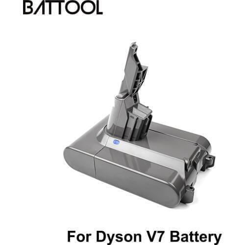 Battool 21.6V 4000mAh Li-lon Battery For Dyson V7 FLUFFY V7 Animal V7 Pro 225403 229687 Vacuum Cleaner Chargeable Tools Battery