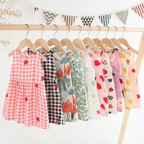 Summer Baby Girl Dress 2021 Toddler Pink Dress Cute Kids Clothes Floral Sundress Vestido Floral Vestidos De Verano Ropa Bebe