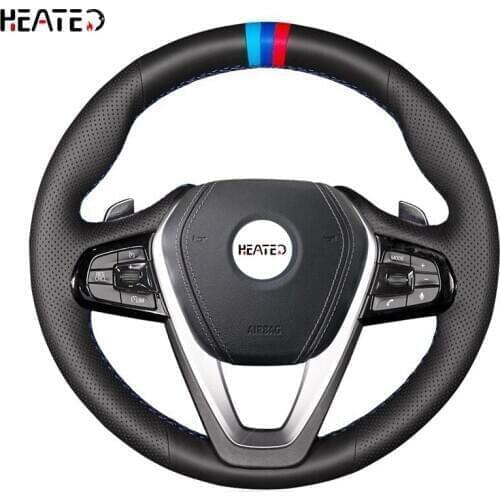 Braiding Cover for Steering Wheel Cover for BMW G20 G21 G30 G31 G32 X3 G01 X4 G02 X5 G05 X7 G07 Z4 G29 Steering Cover for BMW