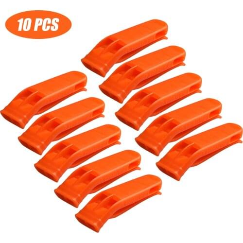 Portable Sports Referee Lifeguard Whistles Sports Match Dual Band Whistle PP Plastic Outdoor Camping Survival Loud Whistle