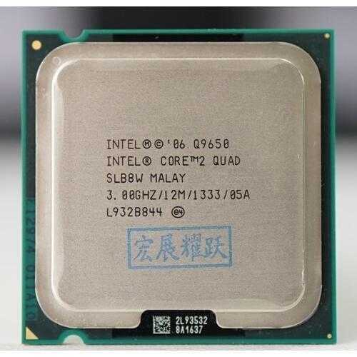 Intel Core2 Quad Processor Q9650 (12M Cache, 3.00 GHz, 1333 MHz FSB) SLB8V EO LGA775 Desktop CPU