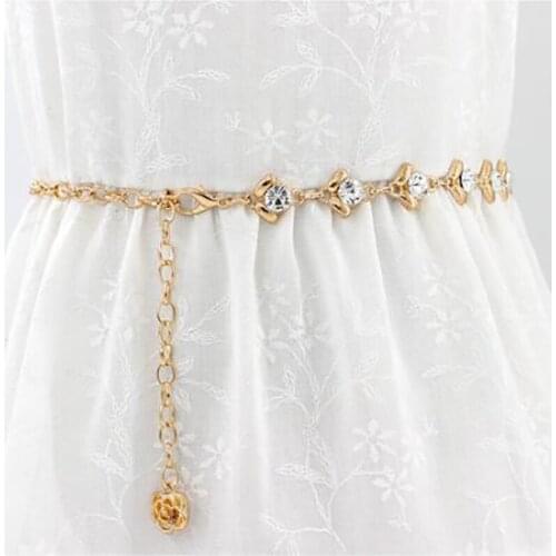 Luxury Designer Metal Belt For Women Retro Fringe Waist Belt Dress Ladies Brand Tassel Chain Belt Female Silver Gold