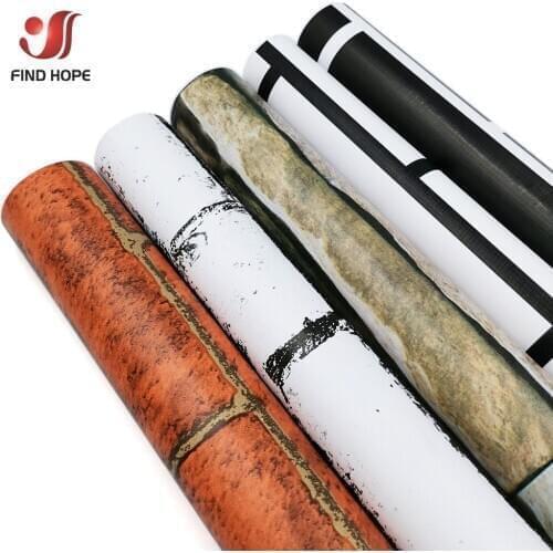 45*20/100cm Brick Wallpaper Self Adhesive Vinyl Wall Stickers Home Kitchen Bedroom Decor PVC DIY