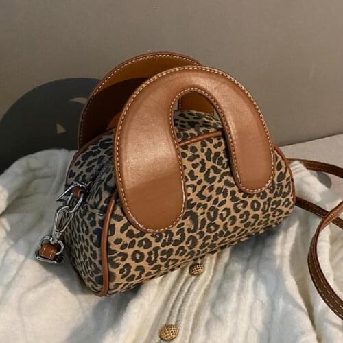 Leopard Tote Saddle bag 2021 Fashion New High quality PU Leather Womens Designer Handbag Luxury brand Shoulder Messenger bags