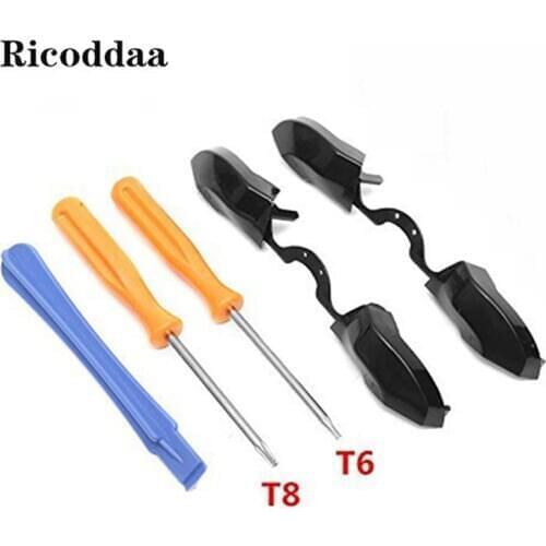 Replacement LB RB Bumpers Buttons Key + T6&T8 Screwdrivers Repair Tools + Crowbar For Microsoft For Xbox One Elite Controller
