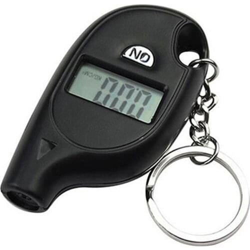 1 Pcs Mini Portable Keychain Tire Tyre Wheel Air Pressure Gauge Tester Digital LCD Display Tire Pressure Monitor Tool
