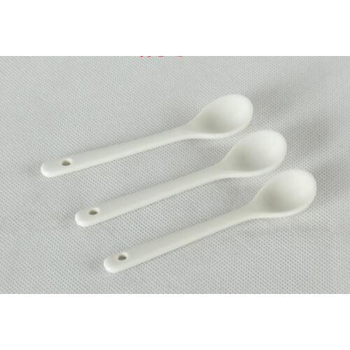 1000pcs/lot 10cm Porcelain Coffee Spoon Ceramic Spoons SN281