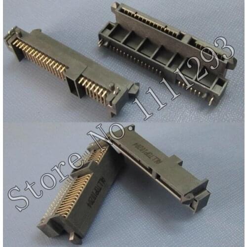 5pcs/lot SATA HDD Receptacle R/A SMD for Laptop etc SATA HDD Connector 22pin H10.5