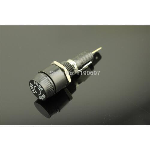 5PCS R3-14 Imports Of Insurance Block 6 * 30 Fuse Holder Panel Mount Fuse Holder 10A 250V For 6x30mm Fuse Free Shipping