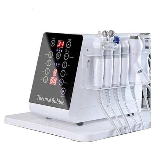 6 in 1 Hydrodermabrasion Facial Cleansing H2-O2 Oxygen Dermabrasion Deep Cleansing Skin Care Machine spa equipment