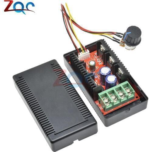DC 12V 24V 48V 2000W 10-50V MAX 40A DC Motor Speed Controller PWM HHO RC Fan Governor Car Regulator Power Control Switch