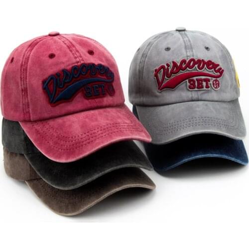 CNTANG Men Baseball Cap Letter Embroidery Vintage Snapback Hip Hop Caps Cotton Fashion Casual Hat For Women Unisex Casquette