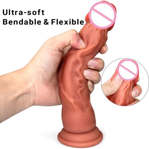 Big Dildo No Vibrator Strap On Dildo For Women Sex Toys Adult Toy Consolador Para Mujer Penis Realistic Dick Woman Erotic Sextoy