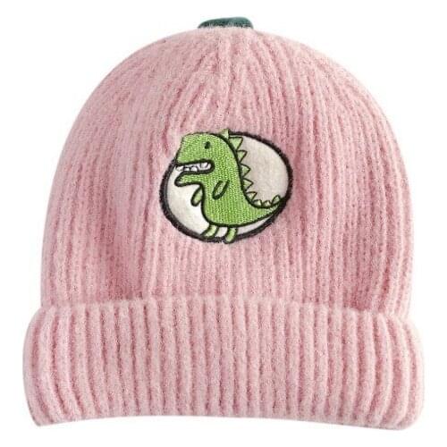 Baby Hat Kids Newborn Cartoon Dinosaur Warm Knitted Cap Children Beanies Boys Girls Hats Headwear Toddler Kids Caps Accessories