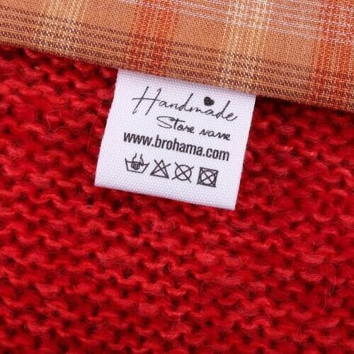 Garment Labels, Customised with Washing Symbols, Instructions great for Small Business or Craft & Hobby etc. (MD2098)