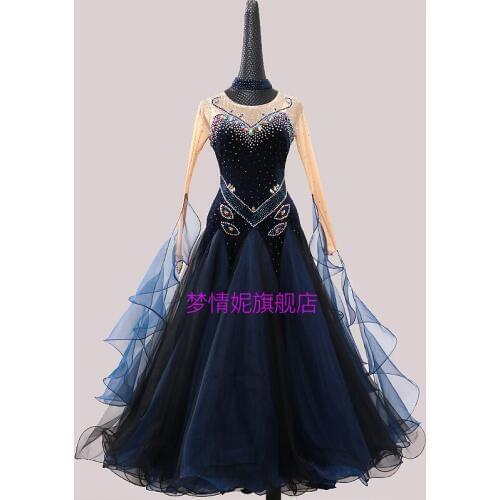 Customize New ballroom dance dress standard ballroom waltz dresses ballroom dance competition dresses custom made MD1133