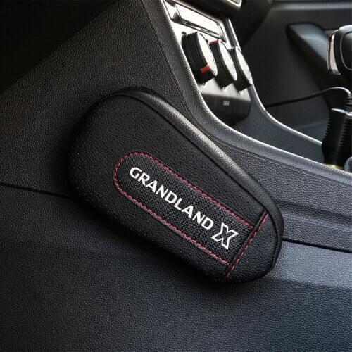 Pu Leather Knee Pad handrail pad Interior Car Accessories For Opel Grandland X
