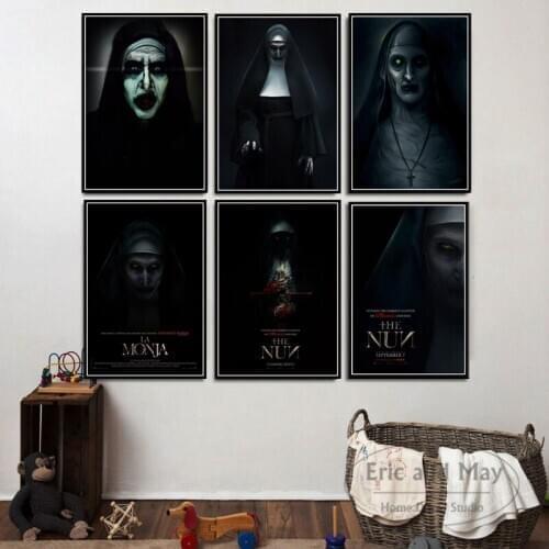 The Nun Conjuring Classic Horror Posters And Prints Canvas Painting Wall Pictures For Living Room Movie Decorative Home Decor