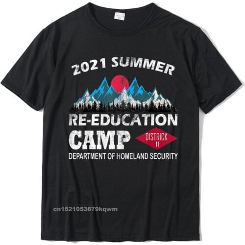 2021 Summer Reeducation Camp T-Shirt Tops Shirt Discount Hip Hop Cotton Men Top T-Shirts Hip Hop