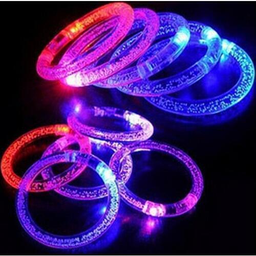 Wholesale 1800pcs/lot Birthday Party Make up Club Acrylic bracelet LED bracelet