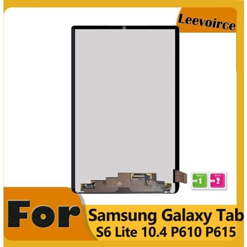 Original 10.4" LCD For Samsung Galaxy Tab S6 Lite P610 P615 SM-P610 SM-P615 LCD Display Touch Screen Digitizer Repair Parts New