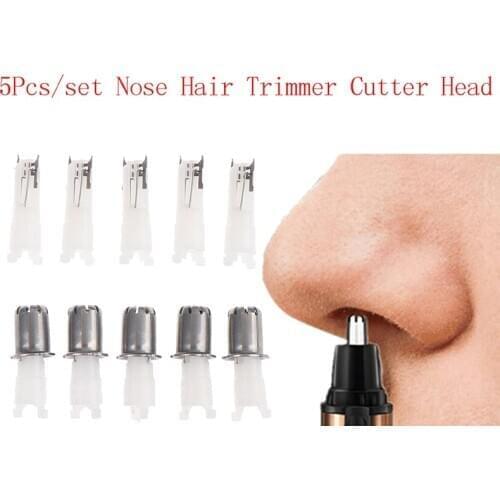 5Pcs Nose Hair Cutter Nose Trimmer Replacement Head 3-in-1