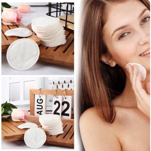 100PCS Cotton Pads Round 100% Cotton Simply Soft Make Up Nail Polish Remover Reusable Cotton Pads Cotton Pads