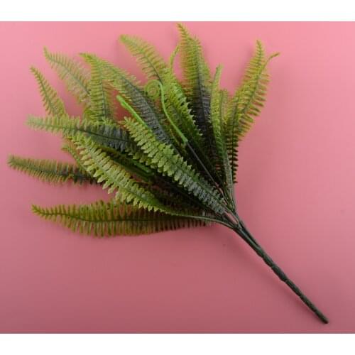 Large Artificial Boston Fern Fake Green Hanging Basket Plant Grass Decoration Without Basket