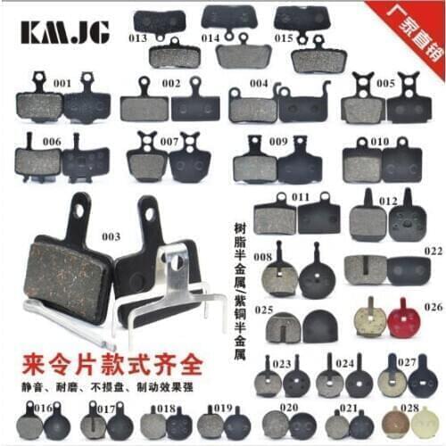 WholeSale 100pairs/lot Bicycle Disc Brake Pads for Deore M515, M515M, M515-LA, M525, M515-LA-M M415 M446 Disc Brake Resin Pads