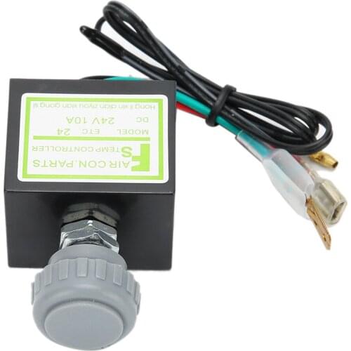10A Car Air Conditioner Electronic Thermostat Switch Temperature Control Auto Accessory(24V)