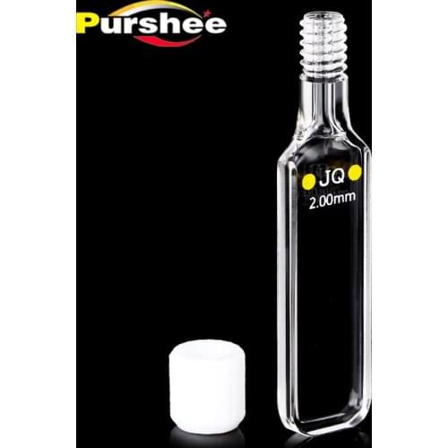 Quartz cuvette cell with screw cap(2mm)