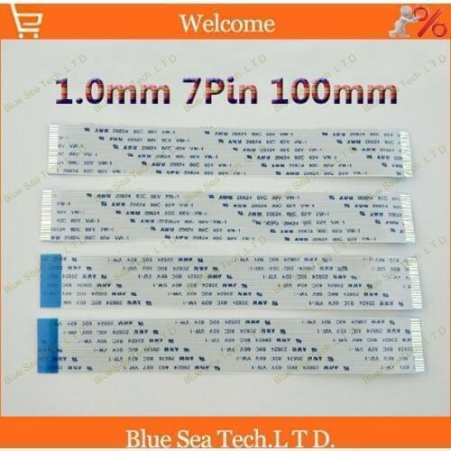 7Pin FFC FPC Flexible Flat Cable 1.0mm pitch 7 pin 100mm Isotropy A or Anisotropy B cable,AWM 20624,80C 60V VW-1