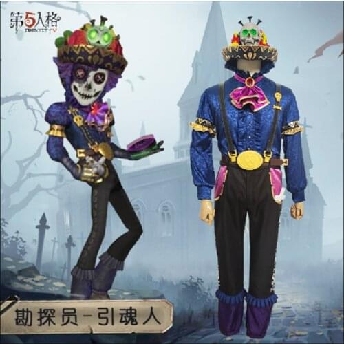 Game Identity V Prospector lead soul man cos clothing game skin cosplay costume male suit