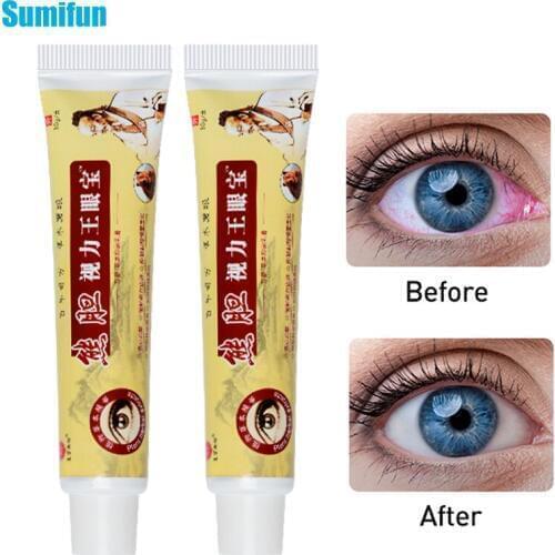 SMF 30g Eyes Cream Eliminates Eye Fatigue Swelling Overuse Eyes Hurt Eyes Herbs Moisturize Eyes Care Medical Plaster 1Pcs