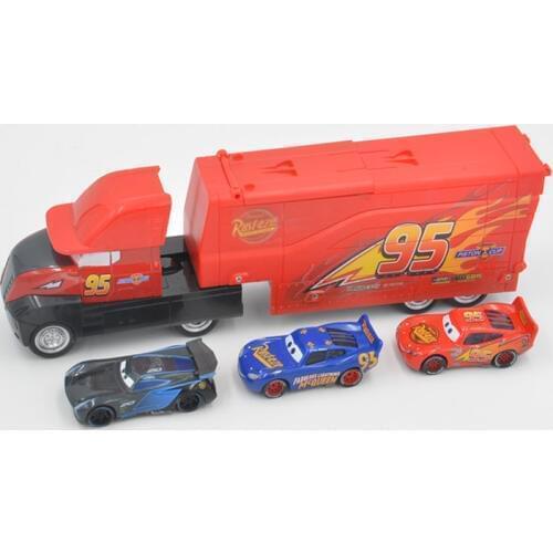 Disney Newest Pixar Cars 29cm No.95 Lightning McQueen Mack Truck & Different Styles Racer Metal And Plastic Model Car Toys Gifts