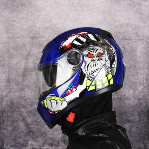 2 Gifts Dual Hilldown Off Road Full Face Motorcycle Helmet Dirt Bike ATV D.O.T Certified Casco For Moto Sport For Man
