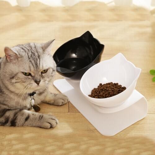 Non-Slip Bowl for Cat Double Cats Bowls Dog Bowl With Stand Pet Feeder for Cats Water Food Pet Cat feeder Bowls Product Supplie