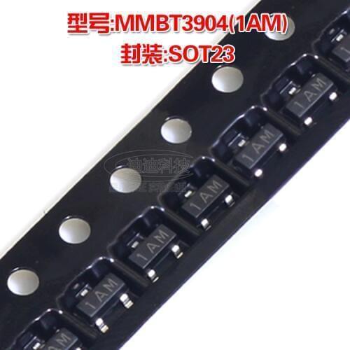 New MMBT3904 SOT-23 Silkscreen 1AM NPN Transistor 0.2A 40V 3904 SOT23