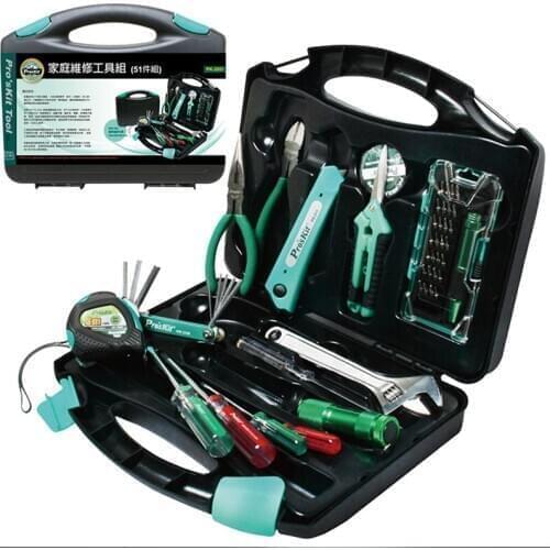 PK-2051 Household Household Electrician Repair Tool Set 51 Pieces Manual Hardware Appliance Set