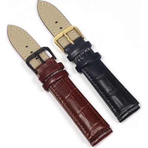Watch Band Genuine Leather Straps 18mm 20mm 22mm Watch Accessories High Quality Brown Colors Watchbands
