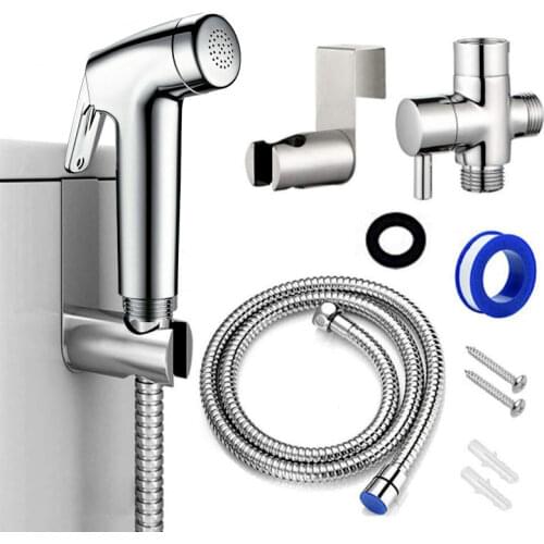 Handheld Toilet bidet sprayer Stainless Steel Hand Bidet faucet for Bathroom hand sprayer shower head self cleaning Accessories
