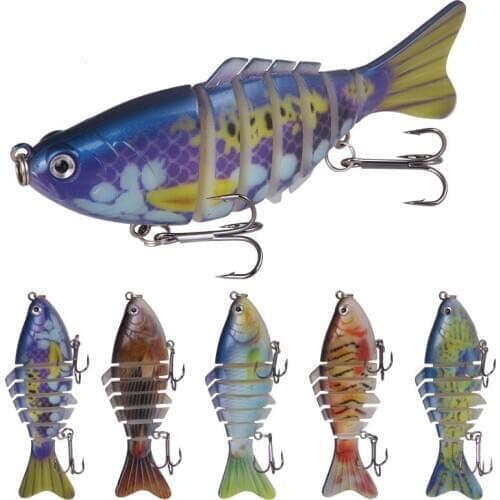 Fishing Goods/ Luya Fishing Lure Several Section Fishing Lure Seven Section Fishing Lure Lure Plastic Hard Bait 9 cm 15.5 g Lure
