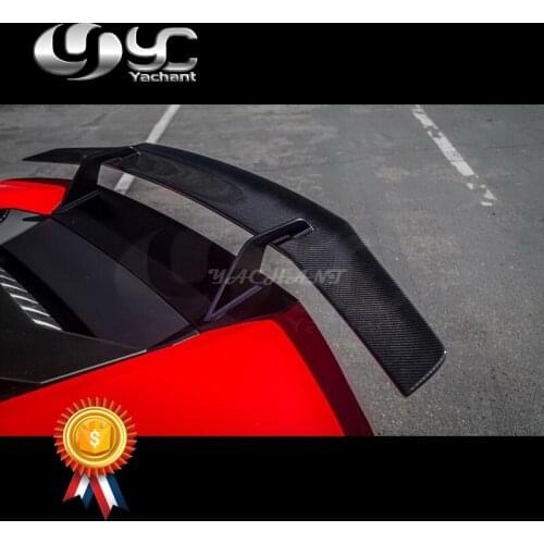 Super Light NEW Dry Carbon Fiber Bodykit Trunk Spoiler Fit For 2014-2016 Hurcan LP610-4 VRS Style GT Wing Rear Spoiler