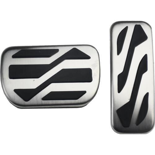 AT Brake Accelerator Foot Gas Plate Pedal Parts For Ford Fusion Mondeo MK4 for Lincoln MKZ Steel Cover Car Styling