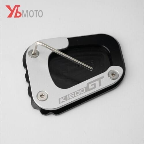 LOGO K1600GT/K1600GTL Motorcycle Kickstand Side Stand Enlarge extension For BMW K1600GT K1600GTL K 1600 GT GTL 2017 2018 2019