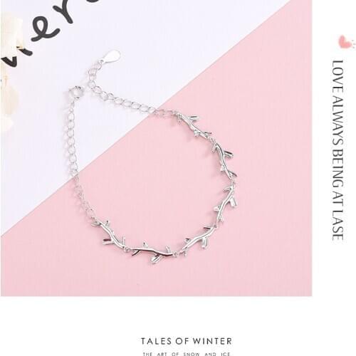 2020 New S925 Silver Bracelet With Tree Pattern For Women