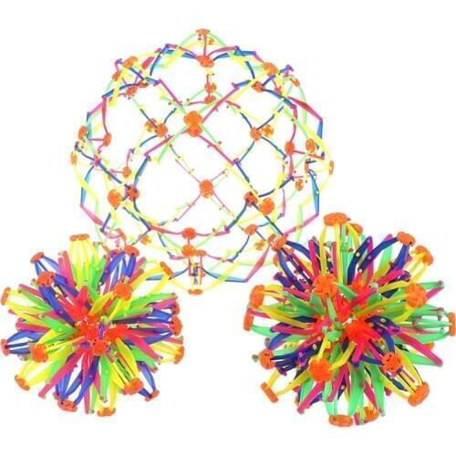 1Pc 3 Expanding Ball Toy Sizes Baby Throwing Ball Stretching Shrinking Ball Sphere Toy